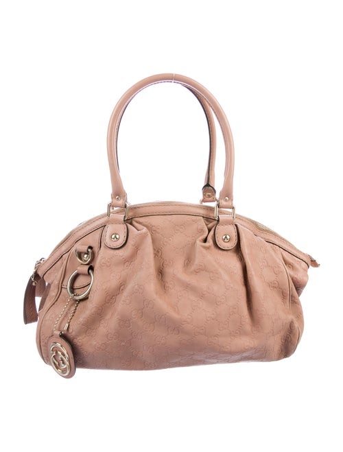 Gucci Signature Sukey Satchel Mauve