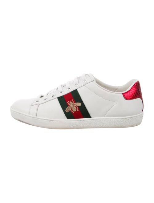 Gucci Leather Sneakers White