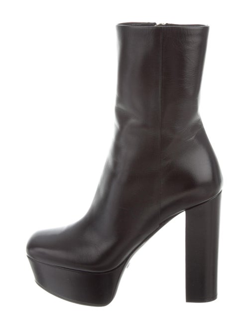 Gucci Leather Boots Black