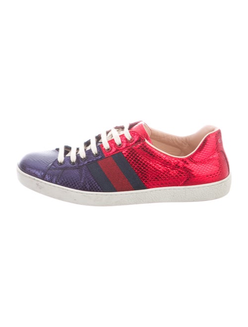 Gucci Ace Metallic Sneakers Metallic