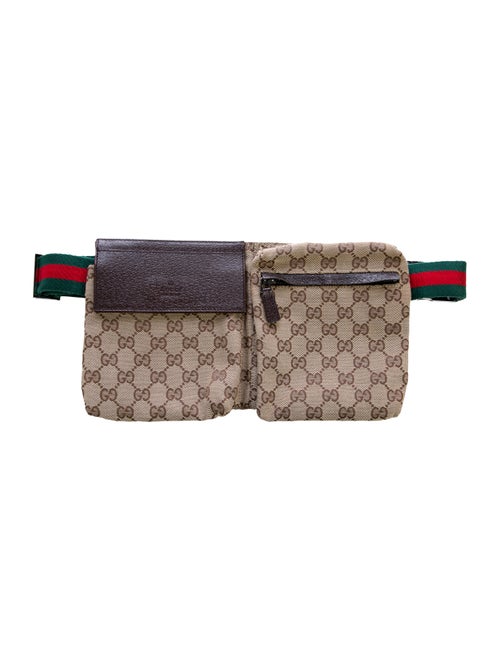 Gucci GG Canvas Belt Bag Brown