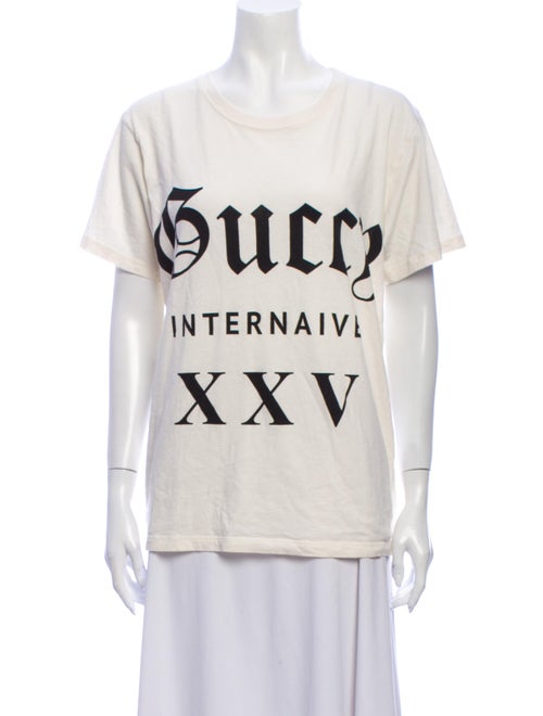 Gucci Internaive Xxv' Graphic T-Shirt Graphic Prin