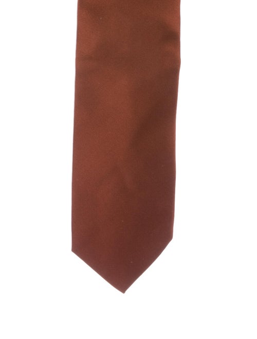 Gucci Silk Woven Tie brown