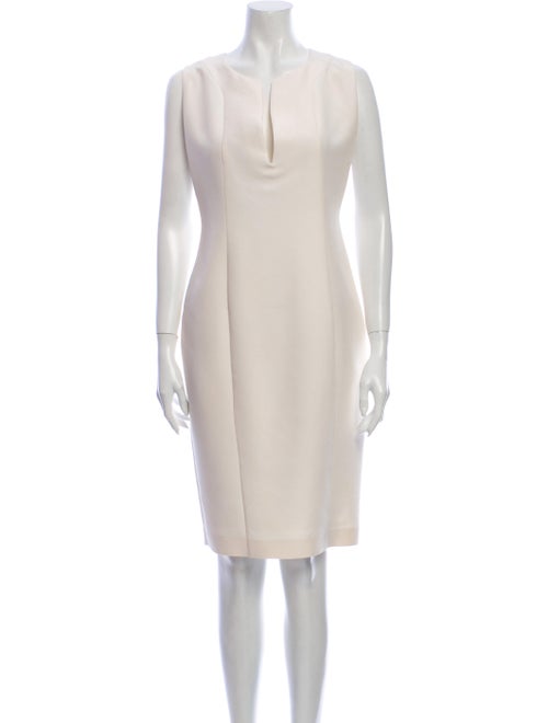 Gucci Silk Knee-Length Dress White