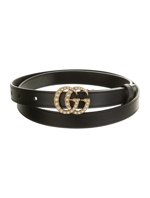 Gucci Skinny Marmont Belt Black