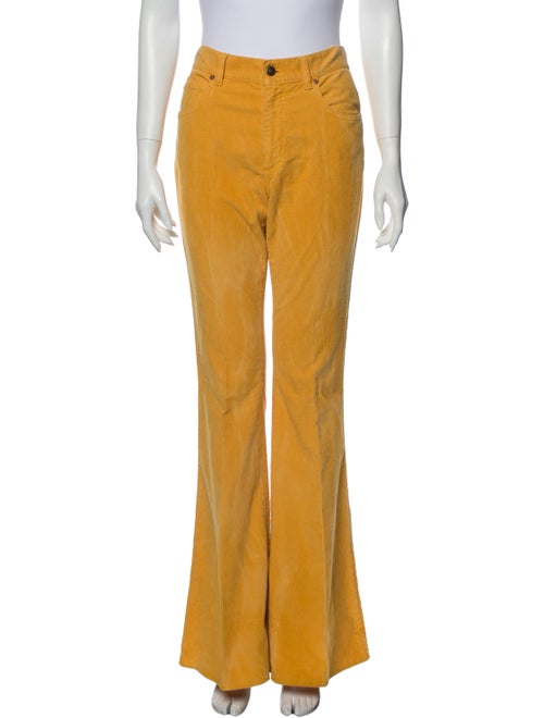 Gucci Wide Leg Pants Yellow
