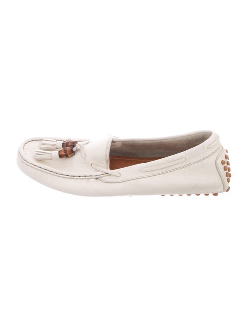 Gucci Bamboo-Accented Leather Loafers Leather Loaf