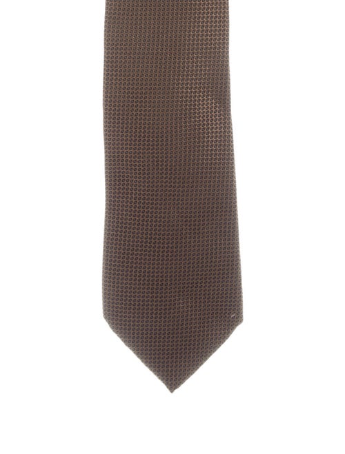 Gucci Silk Jacquard Tie brown