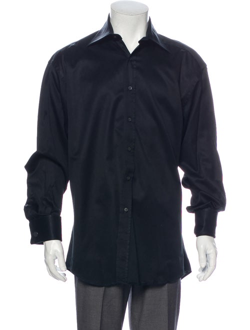 Gucci Long Sleeve Dress Shirt Black