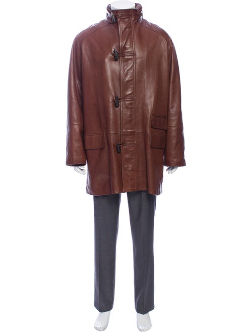 Gucci Leather Jacket Brown