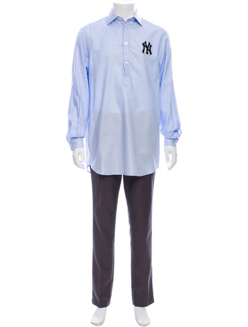 Gucci Long Sleeve Shirt Blue
