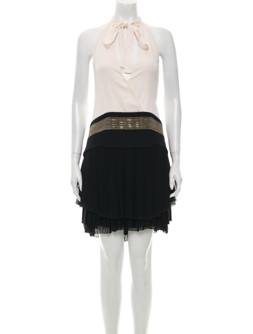 Gucci Silk Mini Dress Black