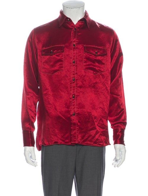 Gucci Long Sleeve Shirt Red