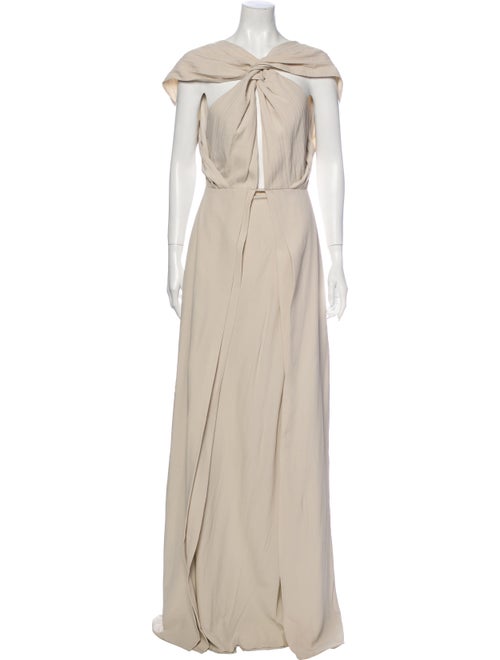 Gucci V-Neck Long Dress