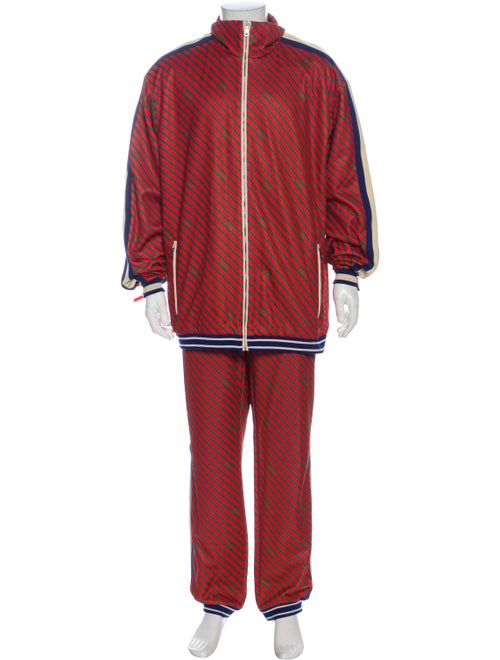 Gucci Striped Lounge Set w/ Tags Red