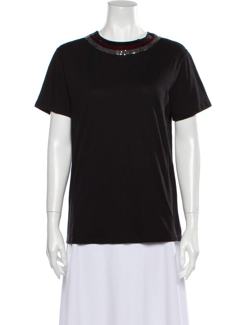 Gucci Crew Neck Short Sleeve T-Shirt Black