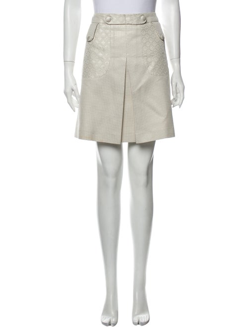 Gucci Mini Skirt Metallic