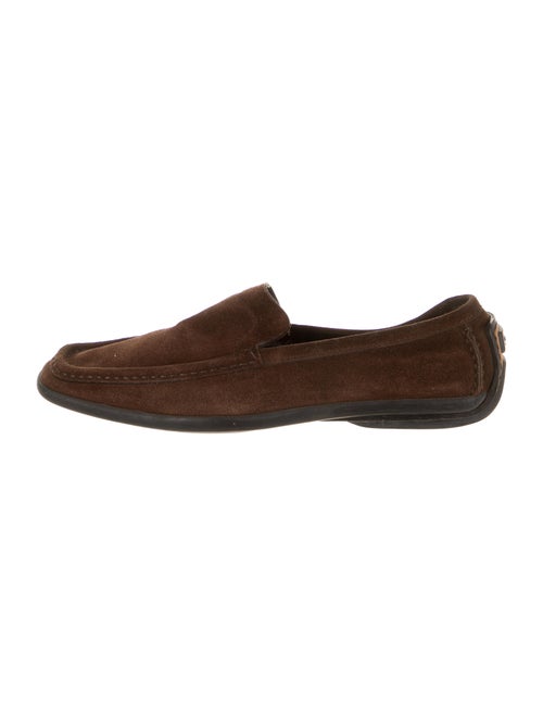 Gucci Suede Loafers Brown