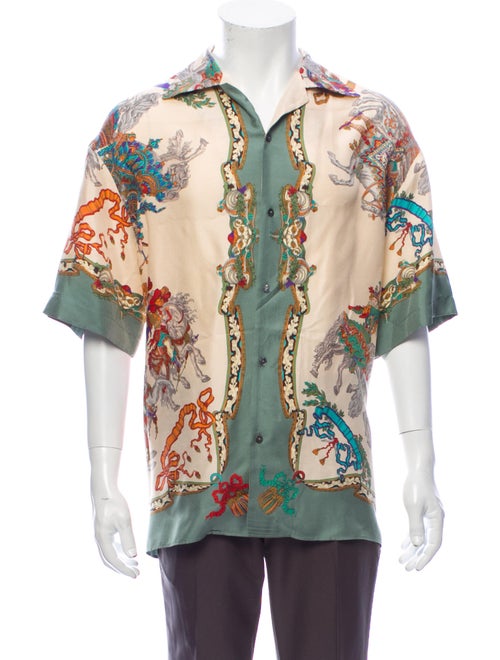 Gucci 2018 Jousting Bowling Shirt
