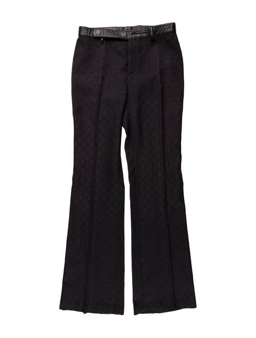 Gucci Wide Leg Pants Black