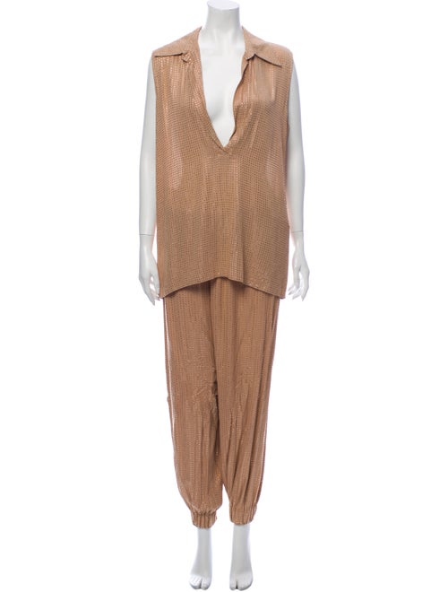 Gucci 2014 Silk Pant Set