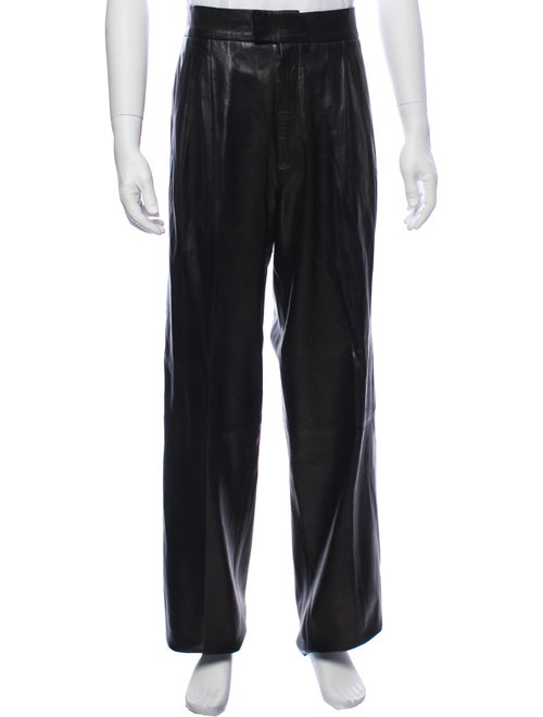 Gucci Leather Pants black