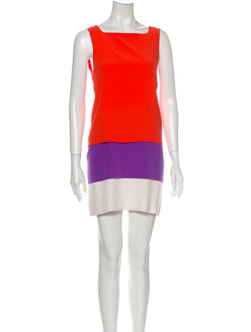 Gucci Silk Mini Dress Orange
