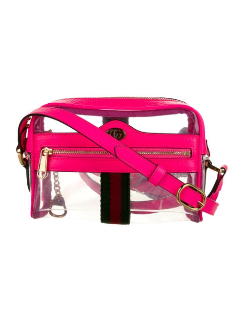 Gucci Mini Ophidia PVC Crossbody Bag Clear