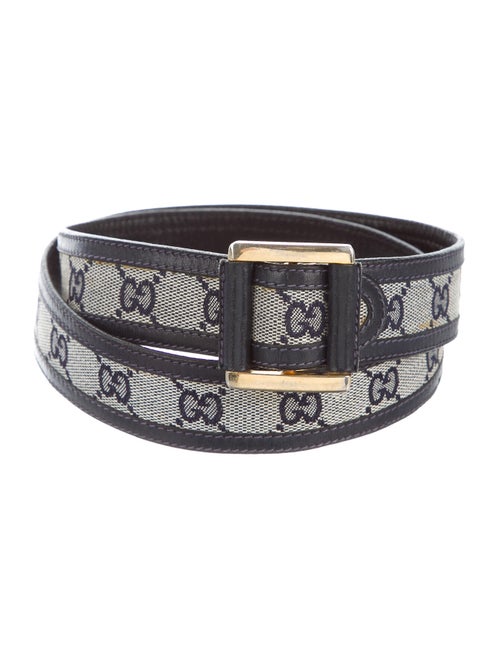 Gucci Canvas Waist Belt Navy