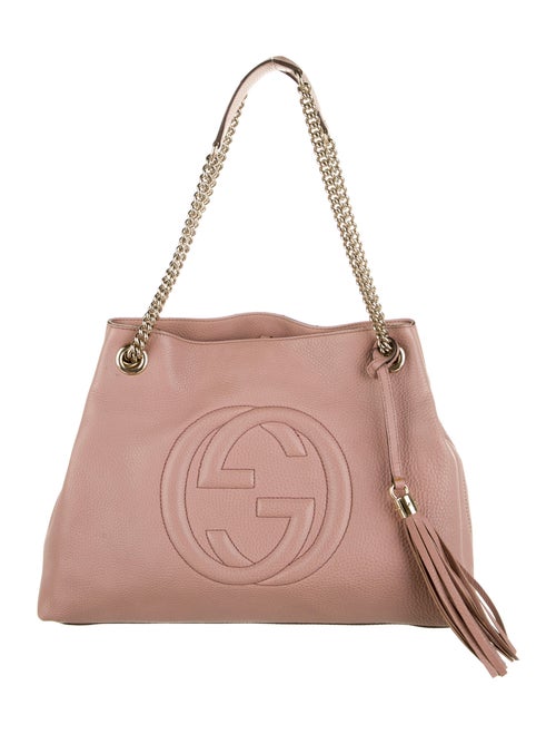 Gucci Medium Soho Chain Disco Tote Pink