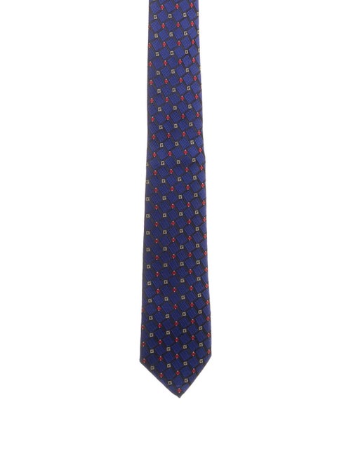 Gucci Flyfield Silk Tie blue