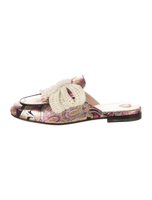 Gucci Printed Mules Black
