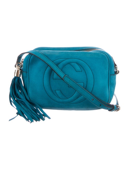 Gucci Nubuck Soho Disco Bag Teal