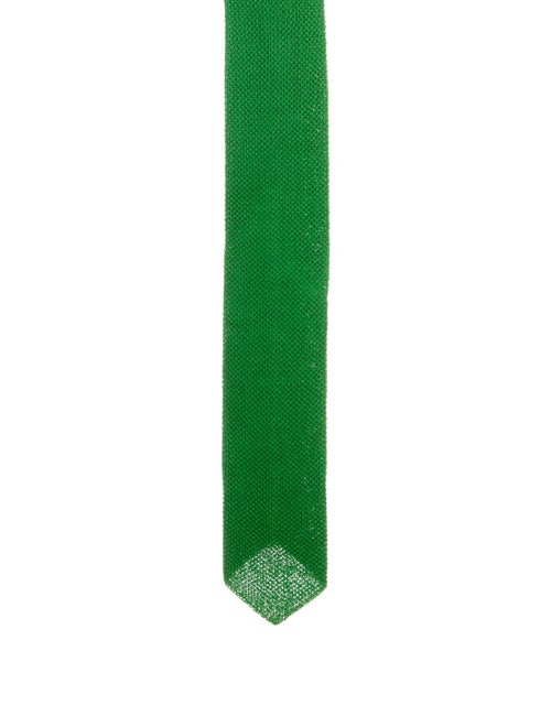 Gucci Cotip Knit Tie green