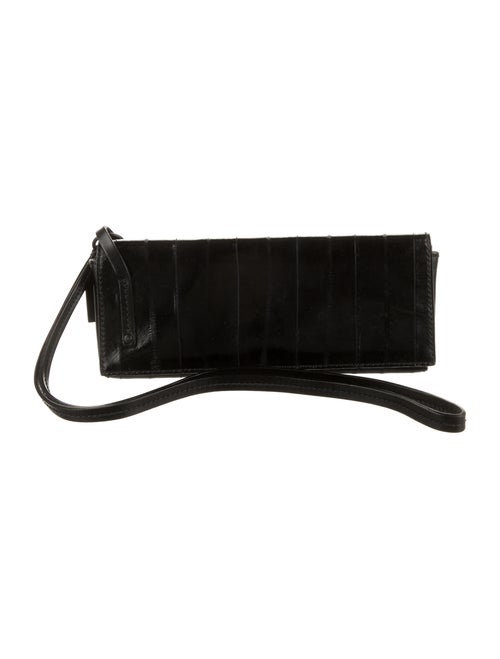 Gucci Eel Skin Clutch Black