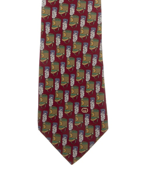Gucci Printed Silk Tie