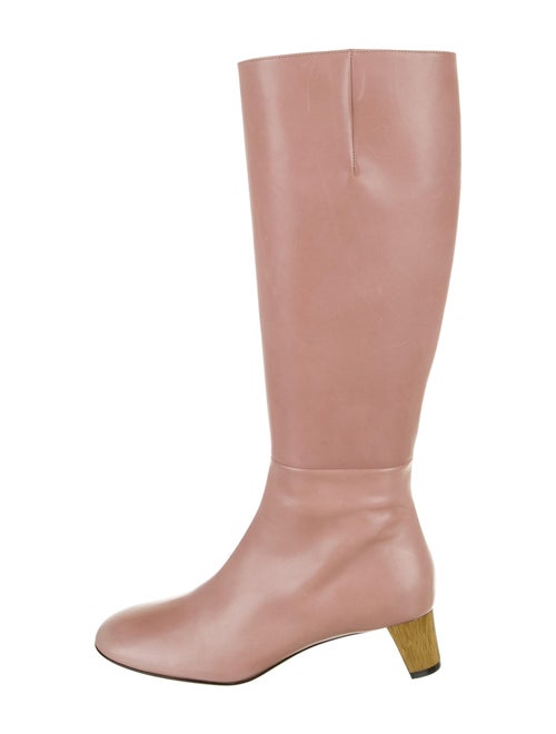 Gucci Leather Boots Pink