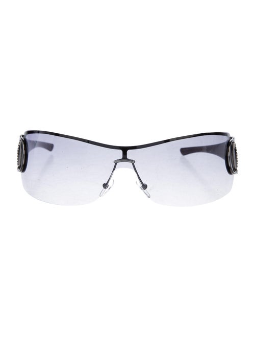 Gucci Strass Hasler Rimless Sunglasses