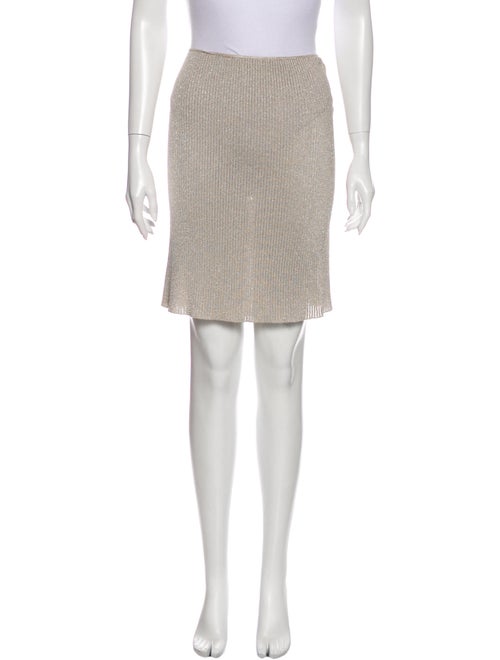 Gucci Knee-Length Skirt Metallic