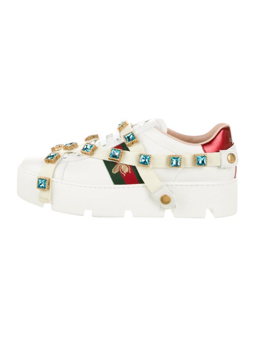 Gucci Ace Platform Sneakers w/ Tags Yellow