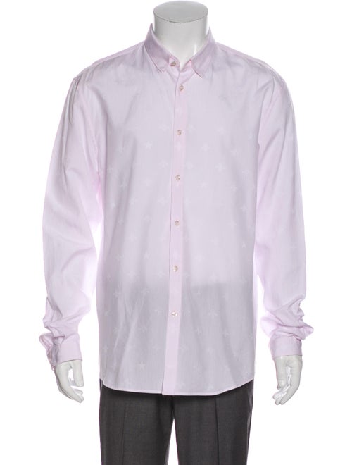 Gucci 2016 Bee Jacquard Duke Dress Shirt Pink