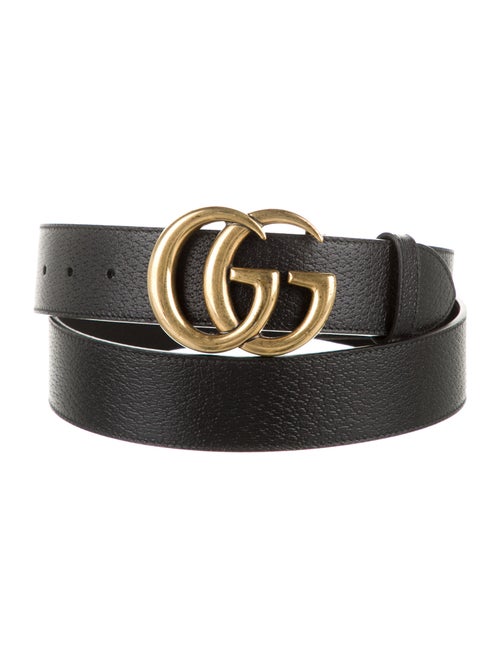 Gucci Leather Marmont Belt black