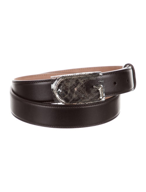 Gucci Leather G Belt black