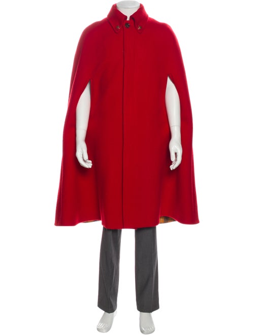 Gucci Cape Wool Cape Blue
