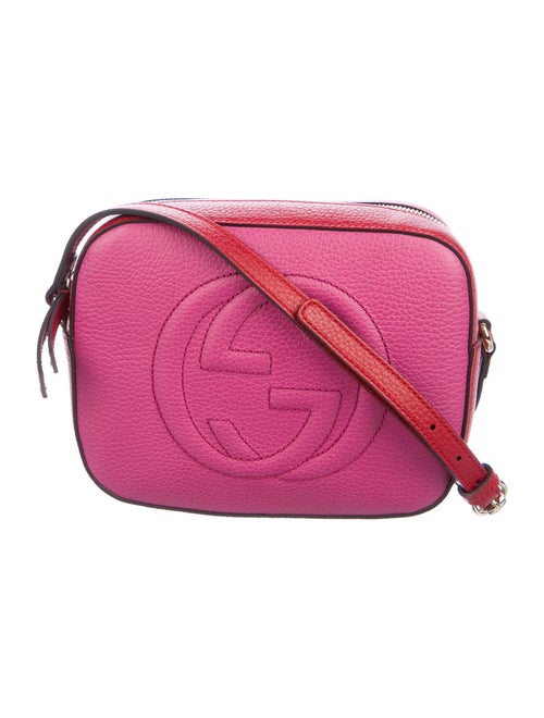 Gucci Small Soho Disco Crossbody Bag Pink