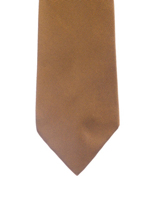 Gucci Silk Woven Tie orange