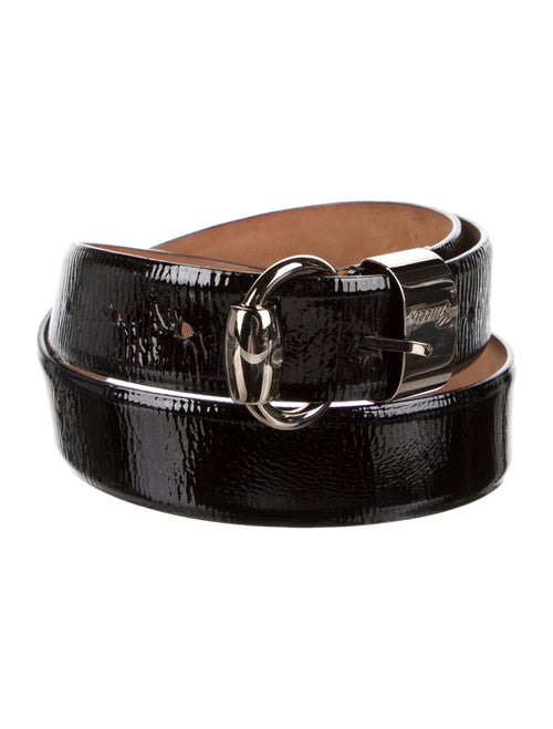 Gucci Patent Leather Belt Black