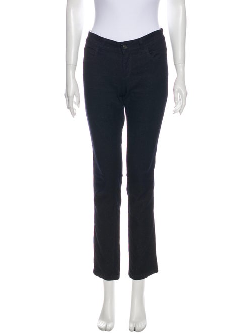 Gucci Low-Rise Straight Leg Jeans Blue