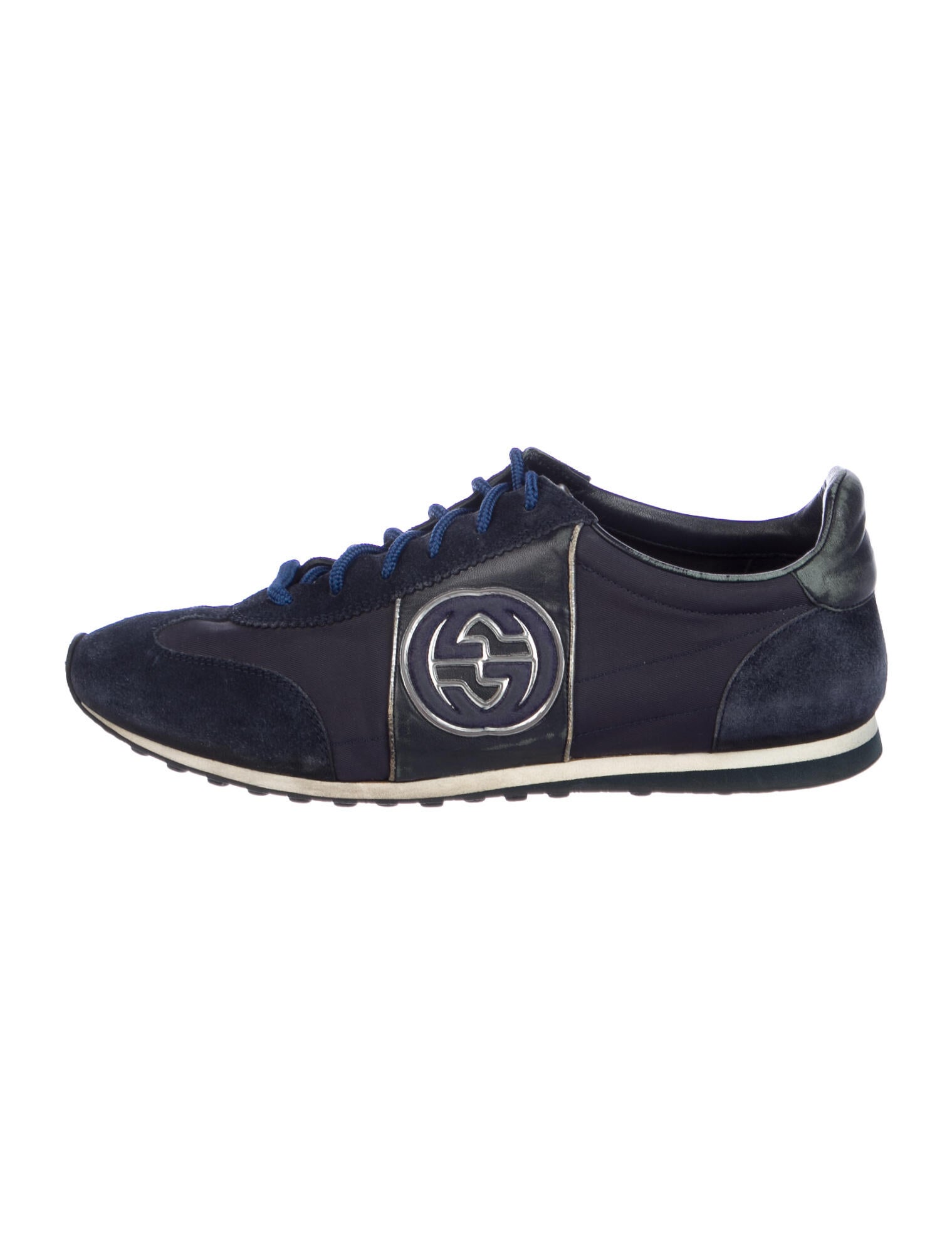 gucci sneakers white and blue