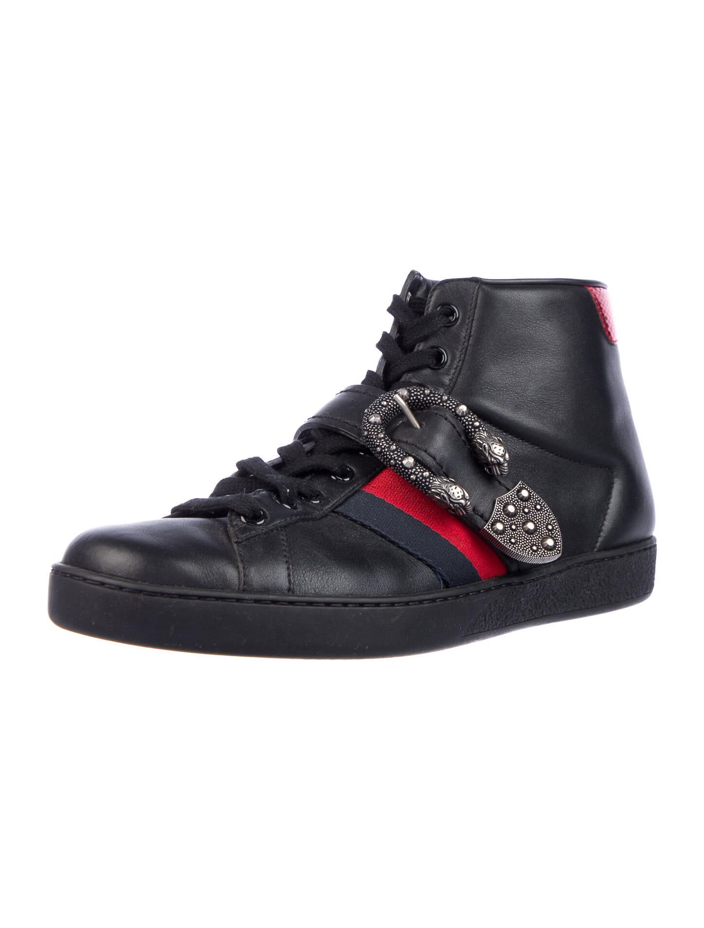 gucci ace sneaker with dionysus buckle